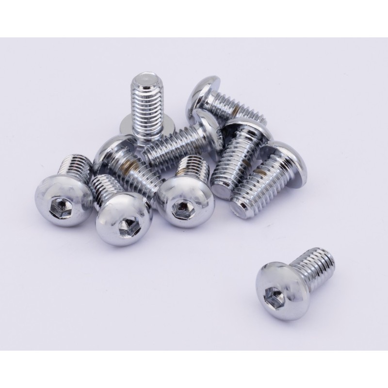 Assortiment de vis allen a tete bombee chromees 235720