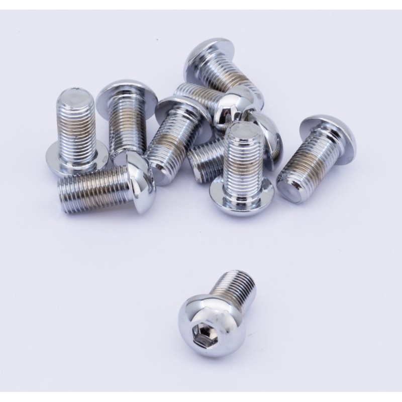 Assortiment de vis allen a tete bombee chromees 235722