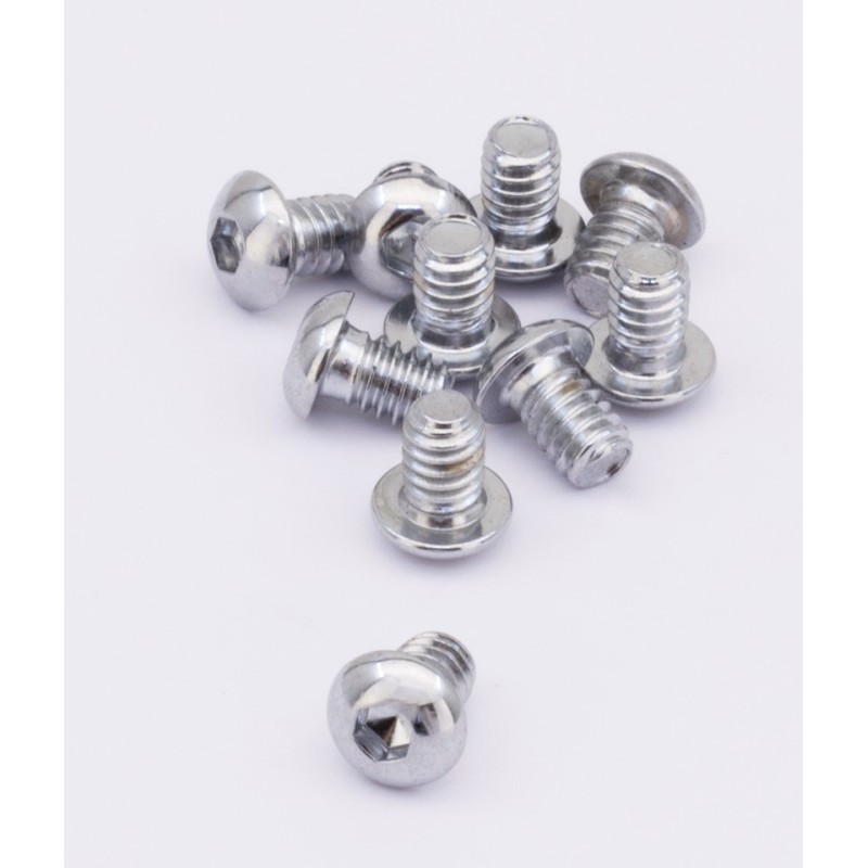 Assortiment de vis allen a tete bombee chromees 236394