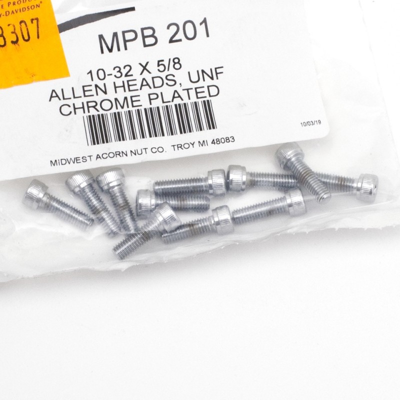 Assortiment de vis allen chromee 233307