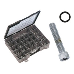 Assortiment de vis allen chromee crenelee 233230