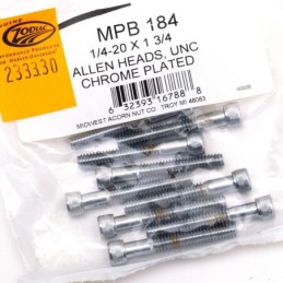 Assortiment de vis allen chromee crenelee 233330