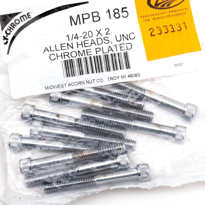 Assortiment de vis allen chromee crenelee 233331