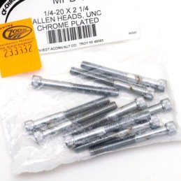 Assortiment de vis allen chromee crenelee 233332