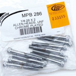 Assortiment de vis allen chromee crenelee 233355