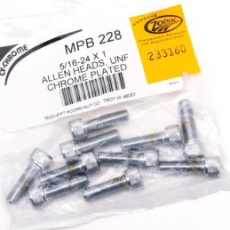 Assortiment de vis allen chromee crenelee 233360