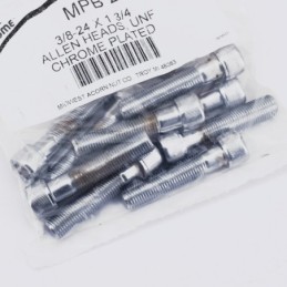 Assortiment de vis allen chromee crenelee 233370