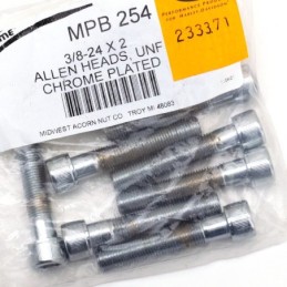 Assortiment de vis allen chromee crenelee 233371