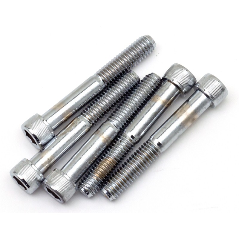 Assortiment de vis chromees a tête allen 239344