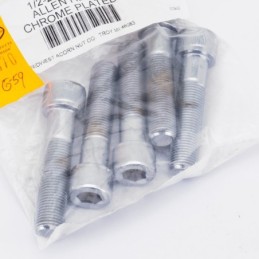 Assortiment de vis chromees a tête allen unf 239370