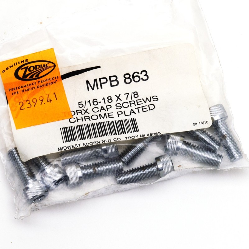 Assortiment de vis torx chromee 239941