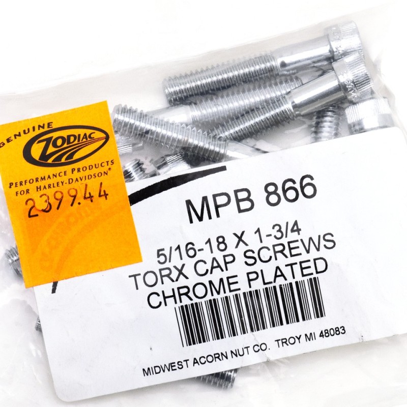 Assortiment de vis torx chromee 239944