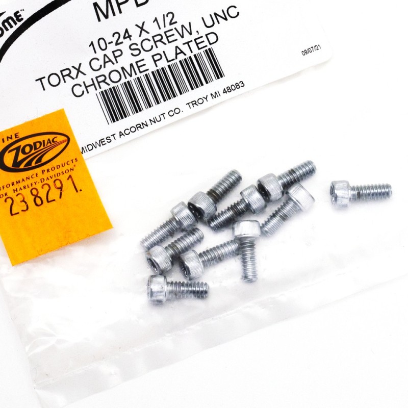 Assortiment de vis torx chromees 238291