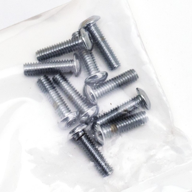 Assortiment de vis torx tete bouton chromees 239948
