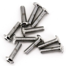 Assortiment de vis torx tete bouton chromees 239948