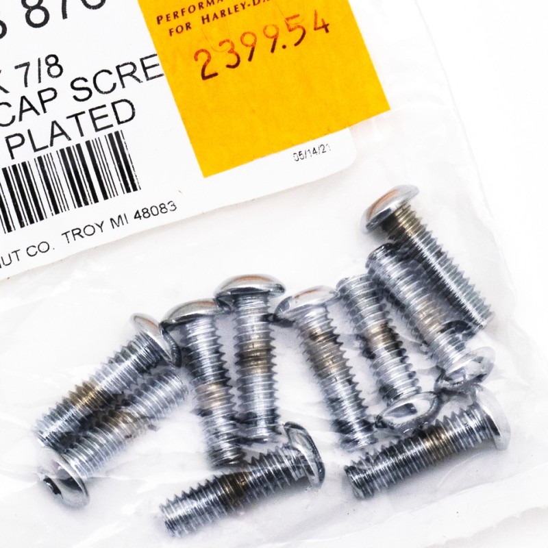 Assortiment de vis torx tete bouton chromees 239954