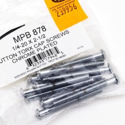 Assortiment de vis torx tete bouton chromees 239956