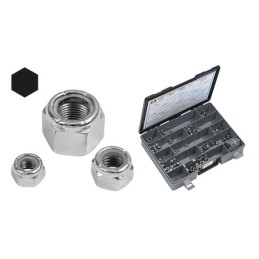 Assortiment d'ecrou nylstop chrome 233234