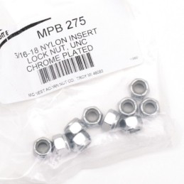 Assortiment d'ecrou nylstop chrome 233317