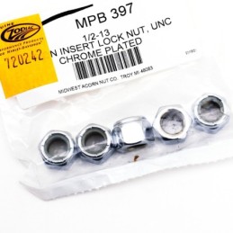 Assortiment d'ecrou nylstop chrome 720242