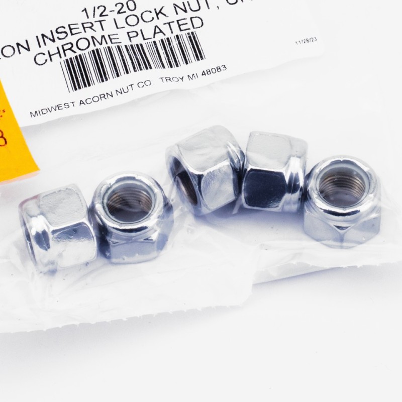 Assortiment d'ecrou nylstop chrome 720243