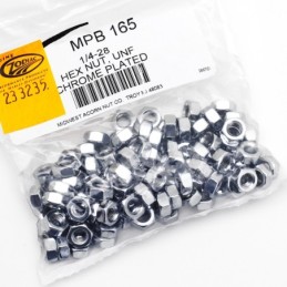 Assortiment d'ecrous et de rondelles chromes 233235