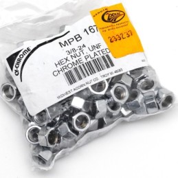 Assortiment d'ecrous et de rondelles chromes 233237