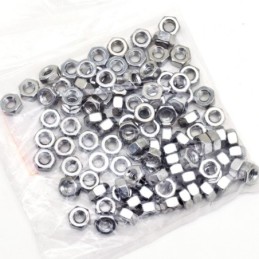 Assortiment d'ecrous et de rondelles chromes 233238