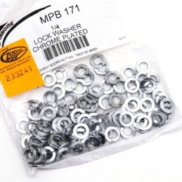 Assortiment d'ecrous et de rondelles chromes 233241