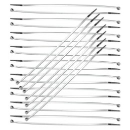 Attaches autobloquantes chromees 758696
