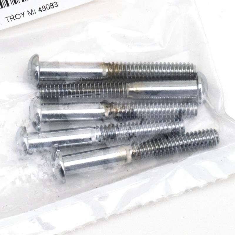 Boite d'assortiment de vis allen chromees a tête bouton large 239918