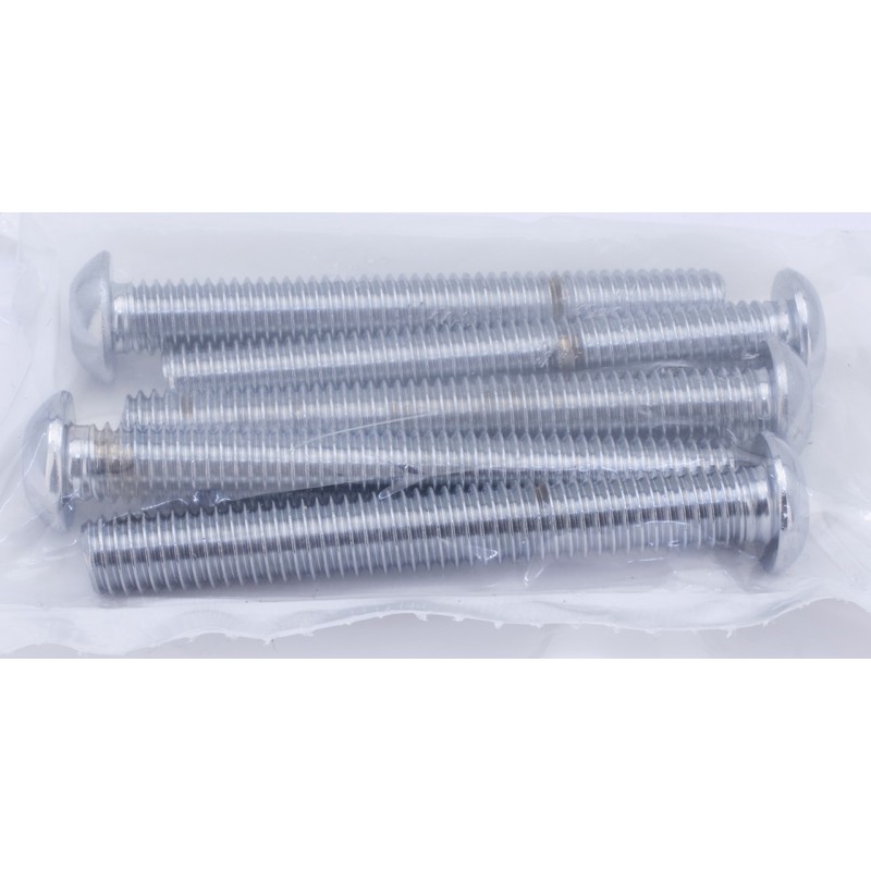 Boite d'assortiment de vis allen chromees a tête bouton large 239930