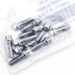 Boite d'assortisement de boulons a 12 points chromes 235023