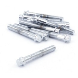Boite d'assortisement de boulons a 12 points chromes 235028