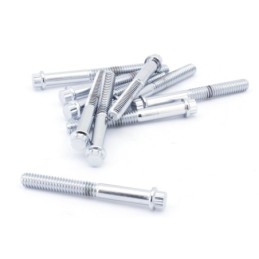 Boite d'assortisement de boulons a 12 points chromes 235030