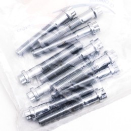 Boite d'assortisement de boulons a 12 points chromes 238279
