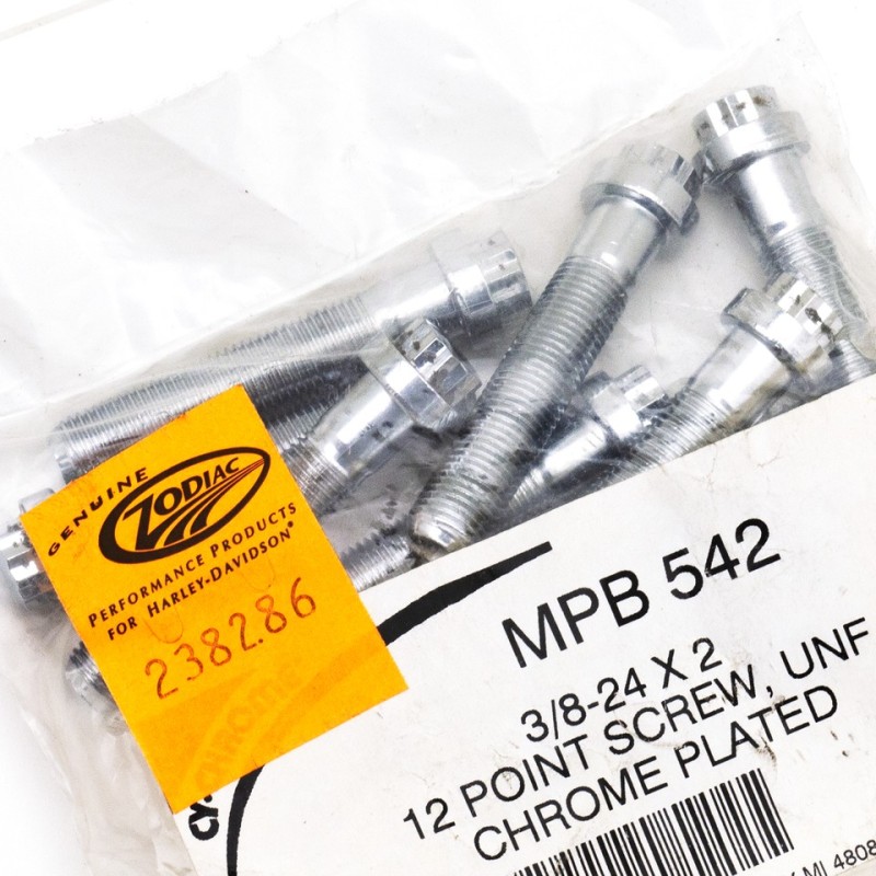 Boite d'assortisement de boulons a 12 points chromes 238286