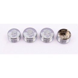 Caches boulons chromes pour tetes 6 pans, allen et bouton 722595