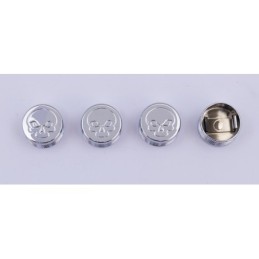 Caches boulons chromes pour tetes 6 pans, allen et bouton 722602