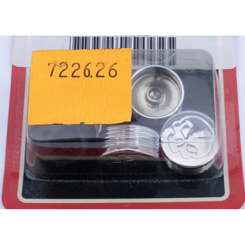 Caches boulons chromes pour tetes 6 pans, allen et bouton 722626