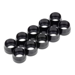 Coupelle et rondelle inox noir 770506