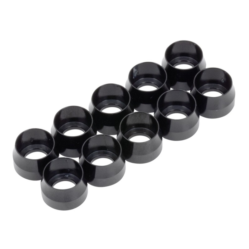 Coupelle et rondelle inox noir 770506