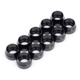 Coupelle et rondelle inox noir 770507