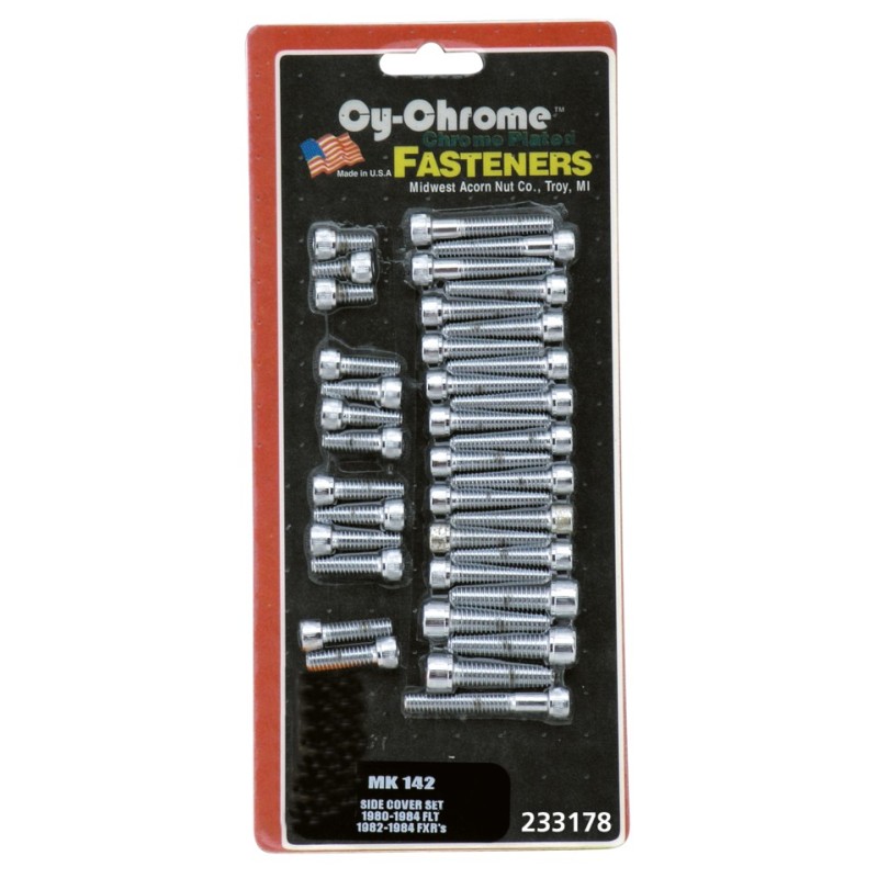 Kits de cache lateraux de transmission chromes 233178