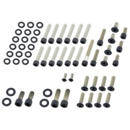 Kits de vis de moteur boite en acier inoxydable noir 770489