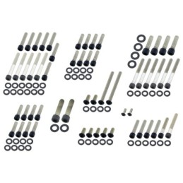 Kits de vis de moteur boite en acier inoxydable noir 770492