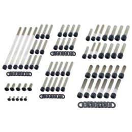 Kits de vis de moteur boite en acier inoxydable noir 770495