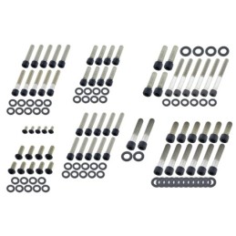 Kits de vis de moteur boite en acier inoxydable noir 770499