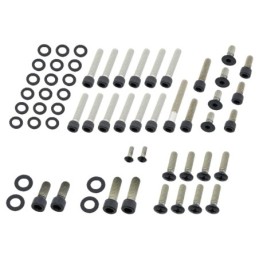 Kits de vis de moteur boite en acier inoxydable noir 770502