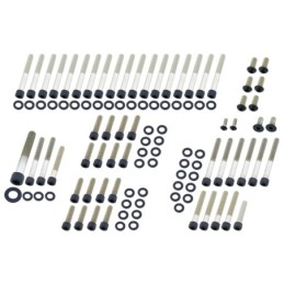Kits de vis de moteur boite en acier inoxydable noir 770503